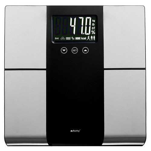 Cantar corporal electronic cu analizator, ecran LCD, maxim 225 kg, oprire automata, 31x31x2.5 cm - imagine 9
